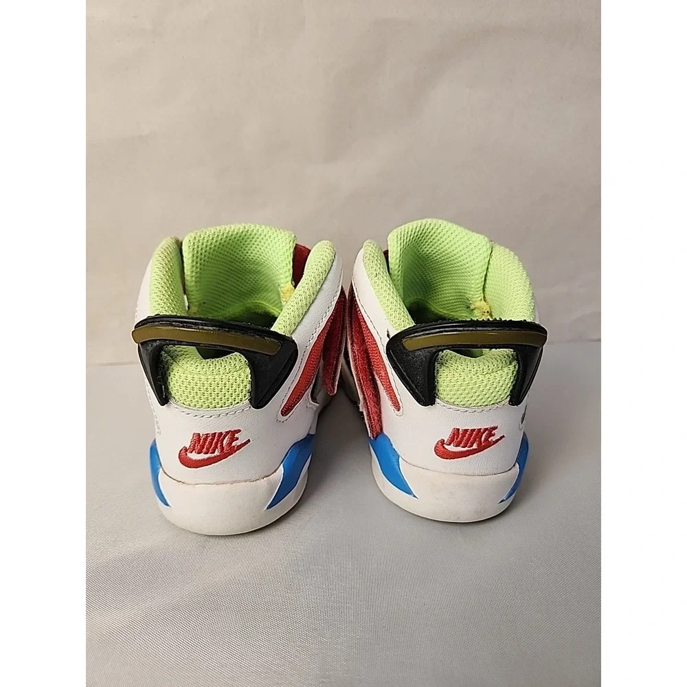 Air Jordan Toddlers Size 9C Sneakers Sky 6 Retro Little Flex Multicolor White
